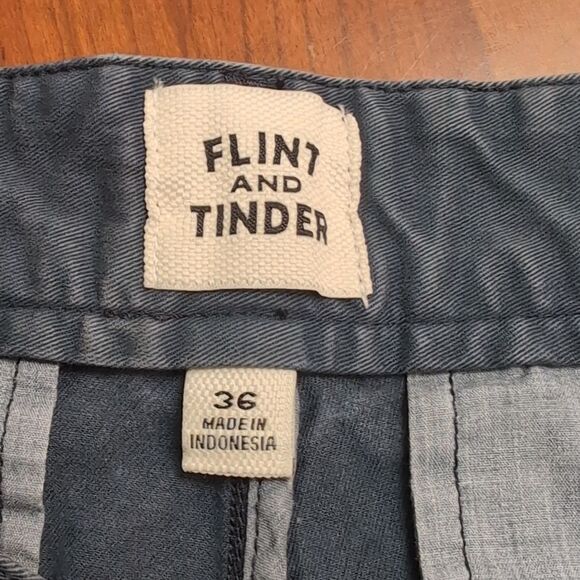 Flint and Tinder Blue Chino Shorts Sz 36 - Picture 3 of 8